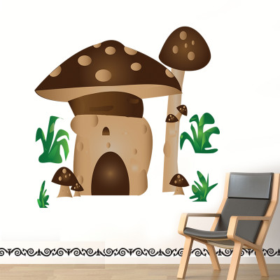 Button House Wall Decal